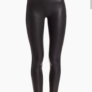 Spanx Black Faux Leather Leggings
